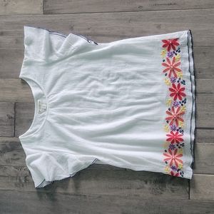 Tucker+Tate Girls Floral White Shirt - Size 14/16 (XL)